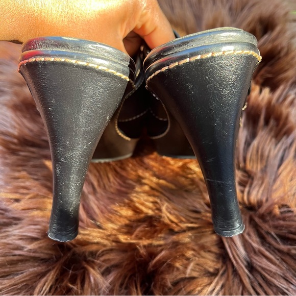 COACH “Claude” Suede Mules - Picture 11 of 13